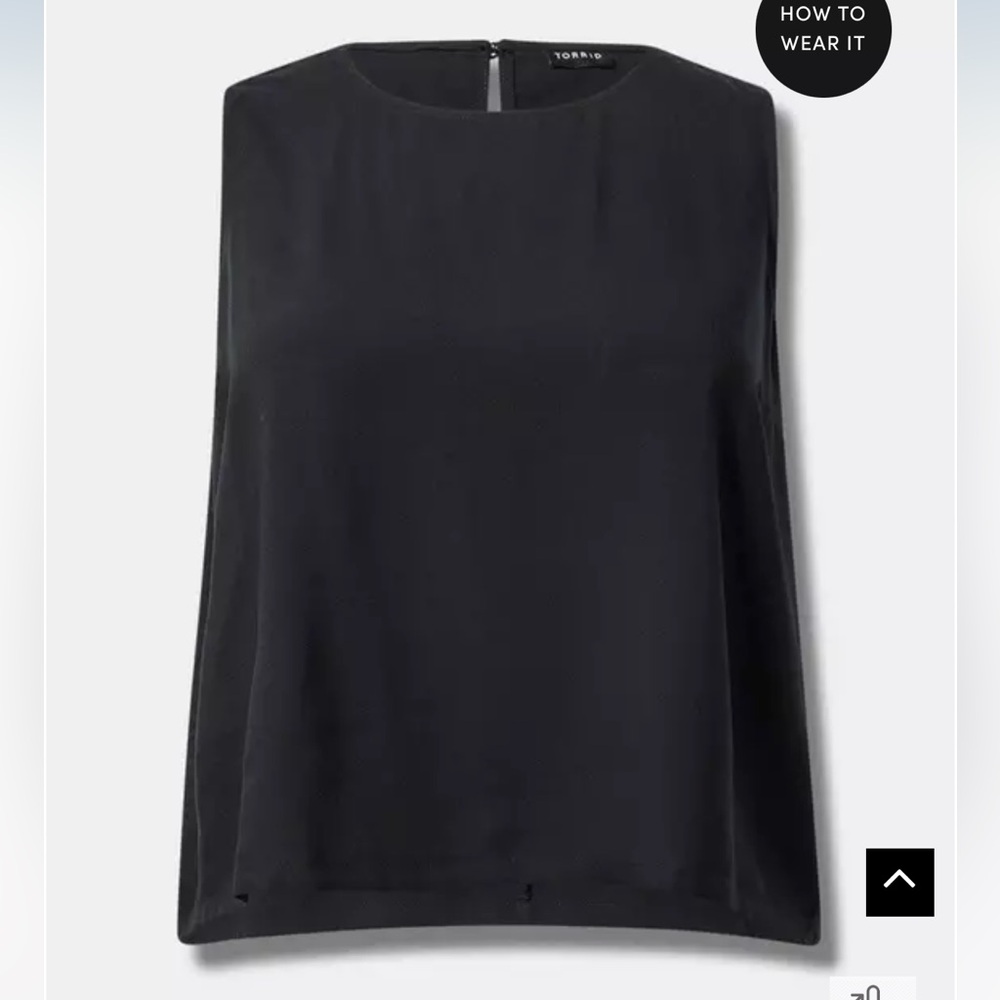 Torrid challis shell top